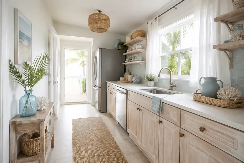 Coastal Kitchen — AI room redesign, after