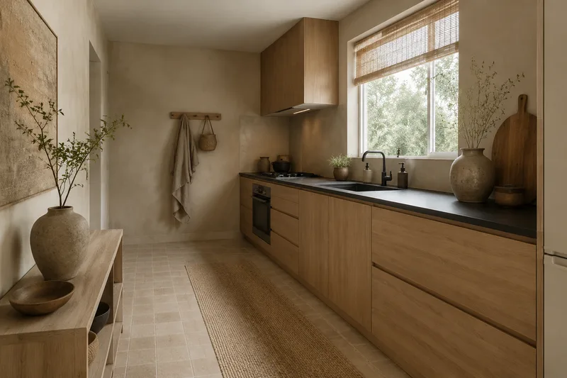Japandi Kitchen — AI room redesign, after