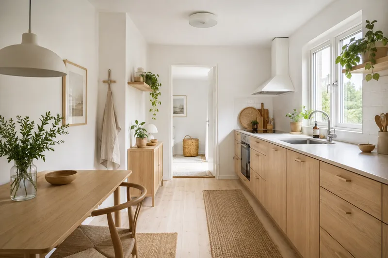Scandinavian Kitchen — AI room redesign, after