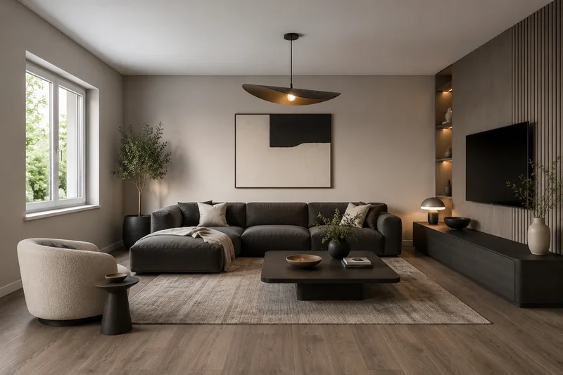 Modern Living Room — AI room redesign, after
